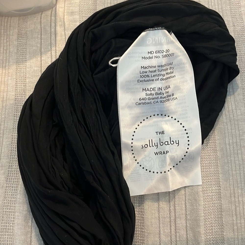 Black Solly Baby wrap